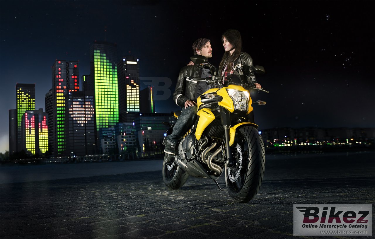 Big Kawasaki er-6n picture and wallpaper from Bikez.com